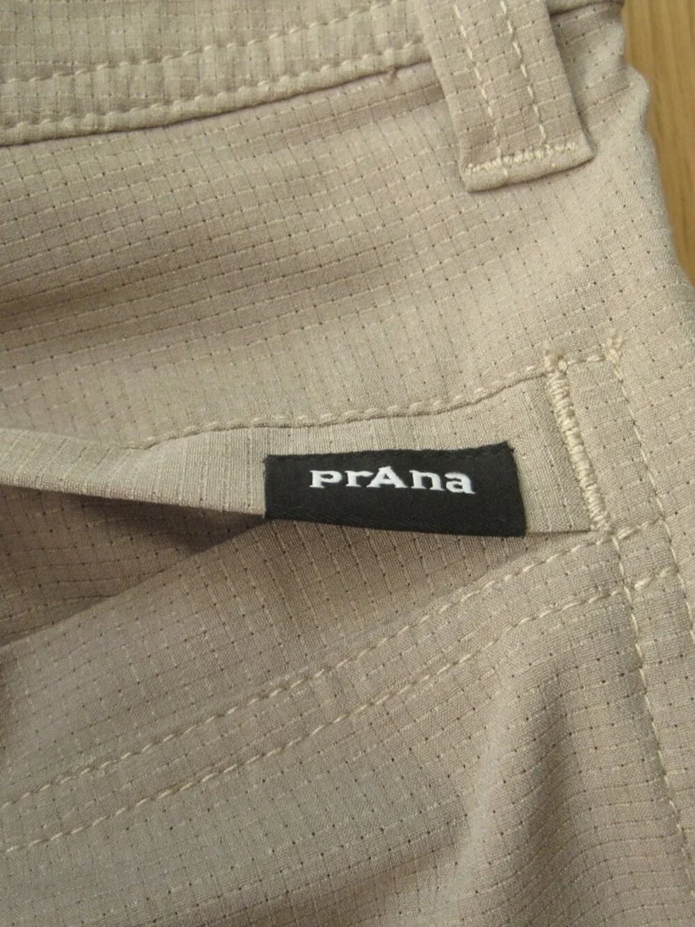prAna Hybridizer Shorts Men’s 28x8 Khaki Outdoor Hiking Performance